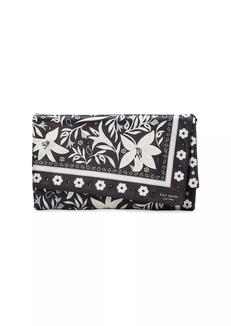 Kate Spade Fold Bandana Printed Clutch