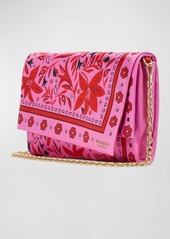 Kate Spade fold bandana printed fabric crossbody bag