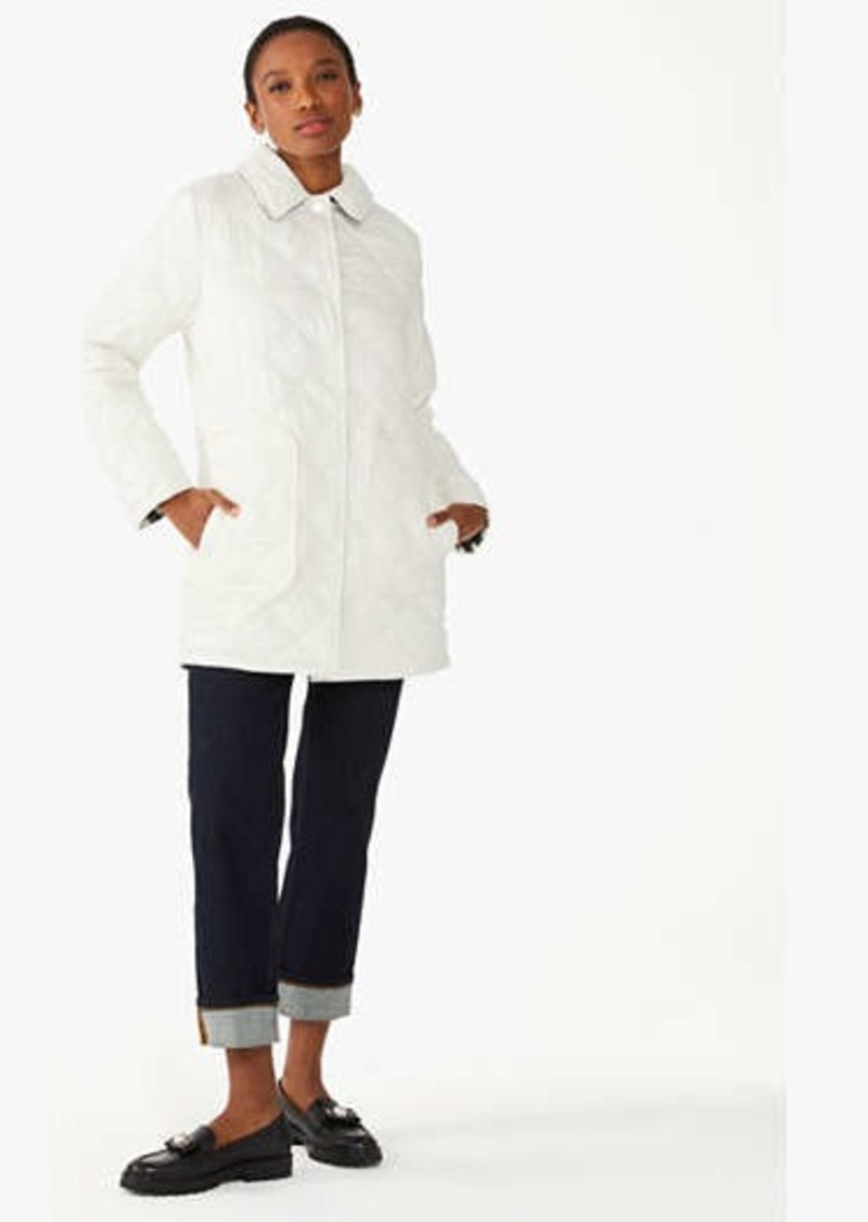 Kate Spade Gingham Quilted Coat