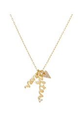 Kate Spade Goldplated & Cubic Zirconia Ever After Charm Necklace