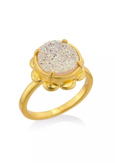 Kate Spade Goldtone & Agate Ring