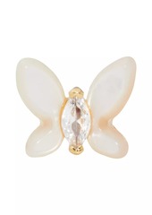 Kate Spade Goldtone & Cubic Zirconia Butterfly Stud Earrings