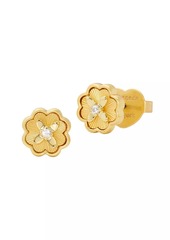 Kate Spade Goldtone & Cubic Zirconia Flower Stud Earrings