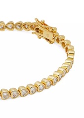 Kate Spade Goldtone & Cubic Zirconia Heart Tennis Bracelet