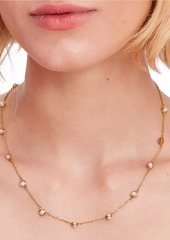 Kate Spade Goldtone & Imitation Pearl Station Necklace