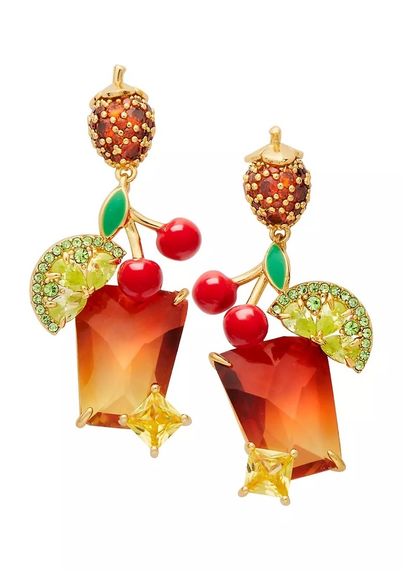 Kate Spade Goldtone & Mixed-Media Cocktail Drop Earrings