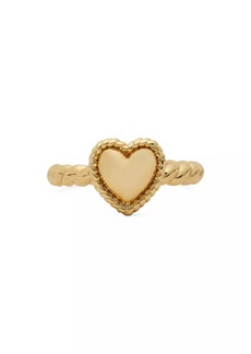 Kate Spade Goldtone Heart Ring