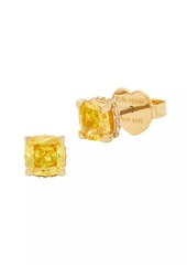 Kate Spade Goldtone Or Silvertone Cubic Zirconia Stud Earrings