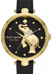 Kate Spade Goldtone Stainless Steel & Leather Elephant Watch/32MM