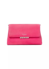 Kate Spade Grace Embellished Leather Clutch