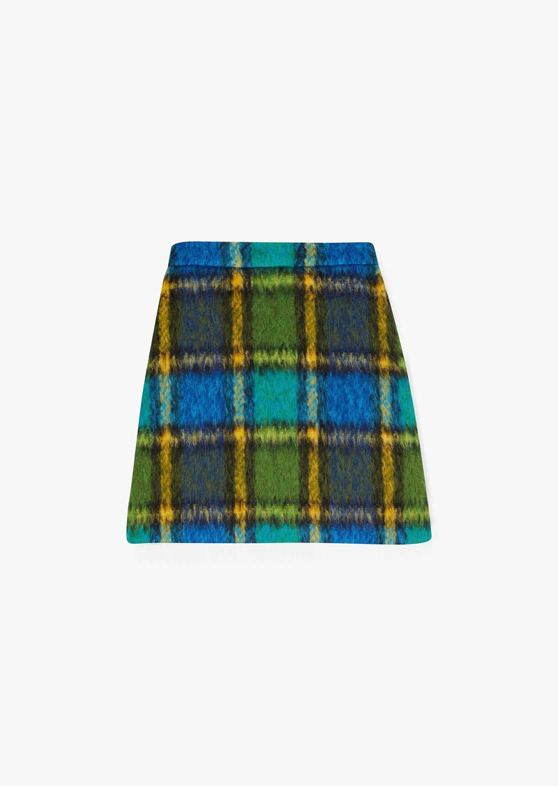 Kate Spade Grand Plaid A-Line Skirt