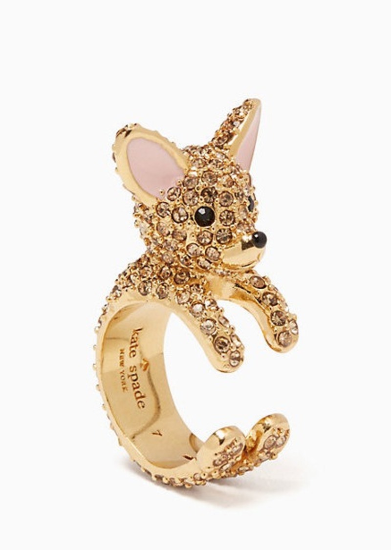 Kate Spade haute stuff chihuahua ring | Jewelry