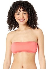 Kate Spade Heart Buckle Bandeau Bikini Top with Removable Soft Cups and Strap