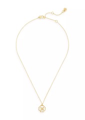 Kate Spade Heritage Bloom Goldtone & Mother-Of-Pearl Pendant Necklace