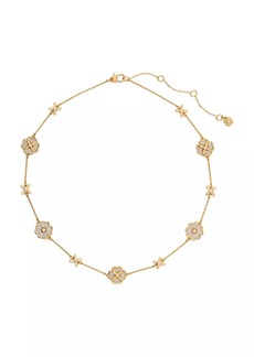 Kate Spade Heritage Bloom Rose Goldtone & Cubic Zirconia Necklace