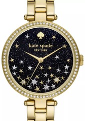 Kate Spade Holland Goldtone & Cubic Zirconia Bracelet Watch