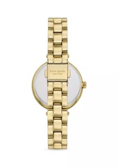 Kate Spade Holland Goldtone & Cubic Zirconia Bracelet Watch