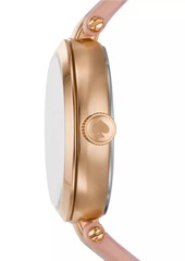 Kate Spade Holland Rose Goldtone & Pink Leather Watch