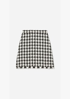 Kate Spade Houndstooth A-Line Skirt