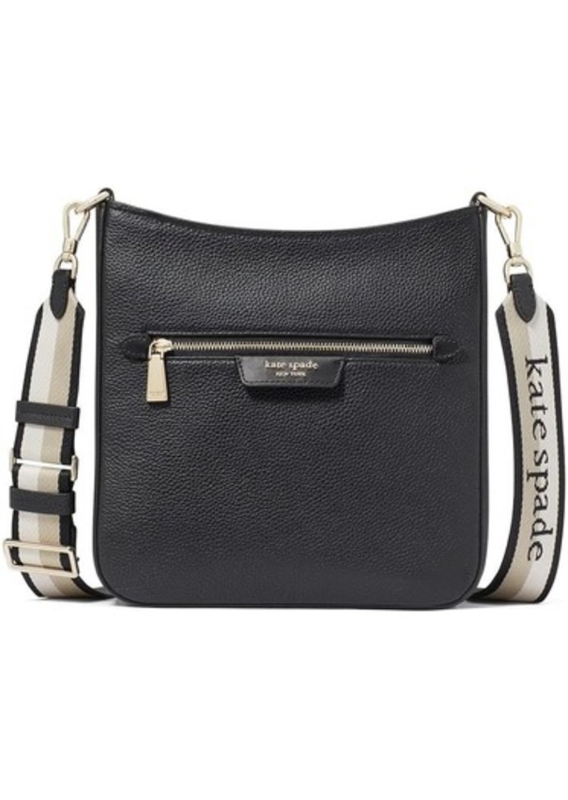 Kate Spade Hudson Pebbled Leather Messenger Crossbody