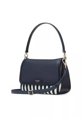 Kate Spade Hudson Striped Canvas Shoulder Bag