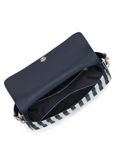 Kate Spade Hudson Striped Canvas Shoulder Bag