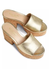 Kate Spade Ibiza Leather Platform Sandals