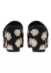 Kate Spade Ibiza Pom-Pom Floral Slides