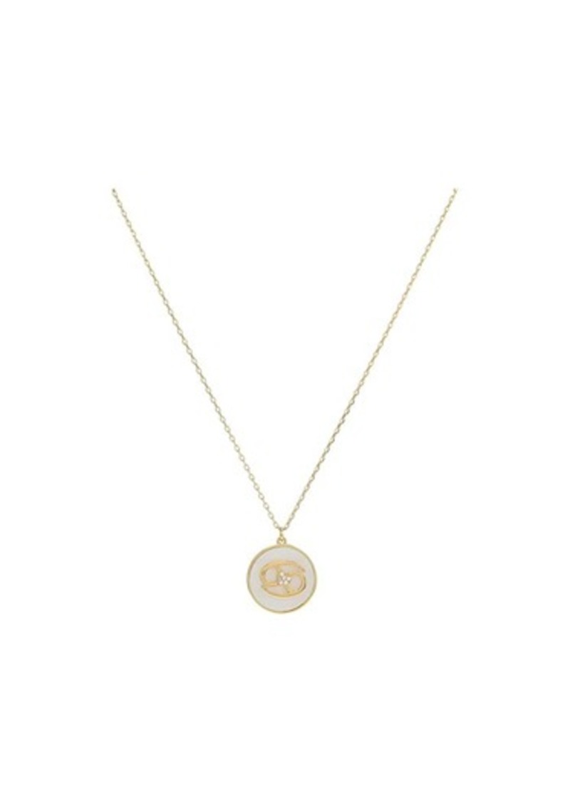 Kate Spade In The Stars Mother-of-Pearl Cancer Pendant Necklace