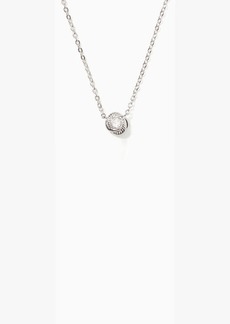 Kate Spade Infinity And Beyond Knot Mini Pendant Necklace