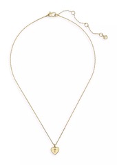 Kate Spade Initial Here Gold-Plated Pendant Necklace