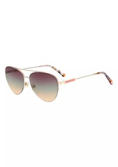 Kate Spade Janece 58MM Aviator Sunglasses