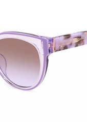 Kate Spade Javana 53MM Round Sunglasses