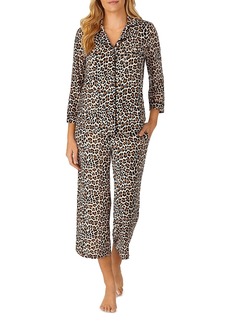 Kate Spade katae spade new york Leopard Print Cropped Pajama Set
