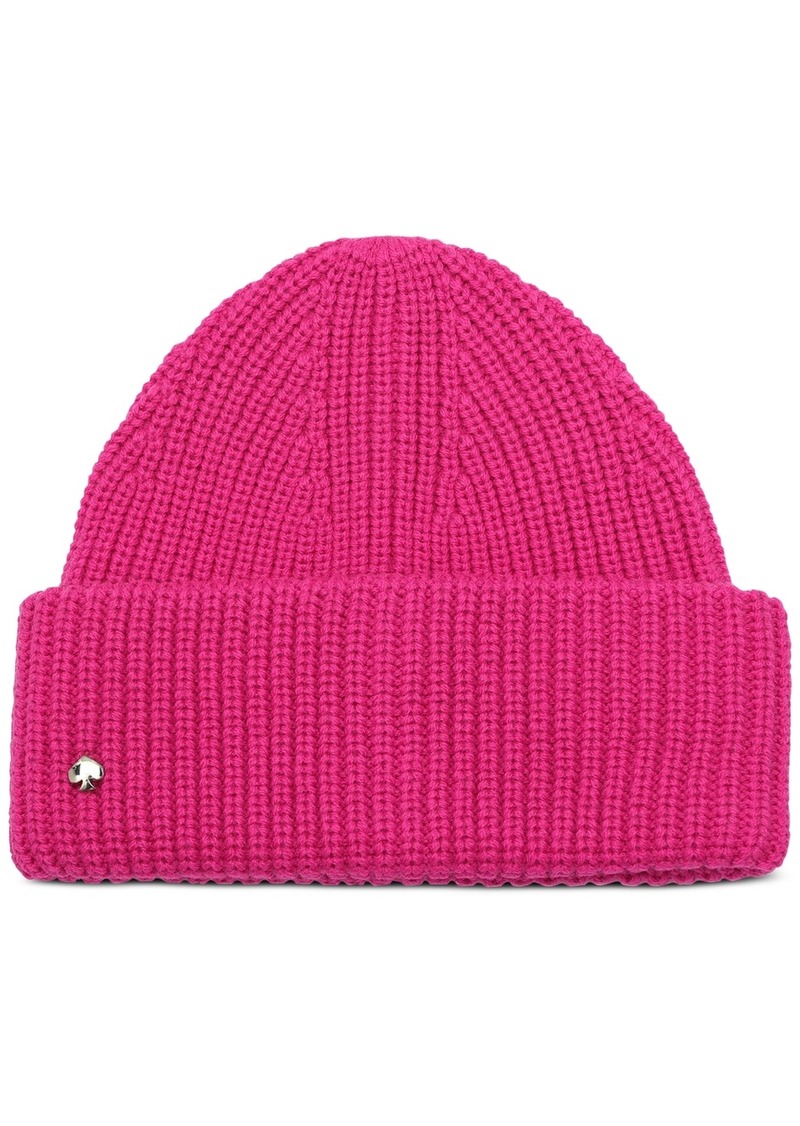 Kate Spade kate sapde new york Spade Cuff Beanie - Marker Pink