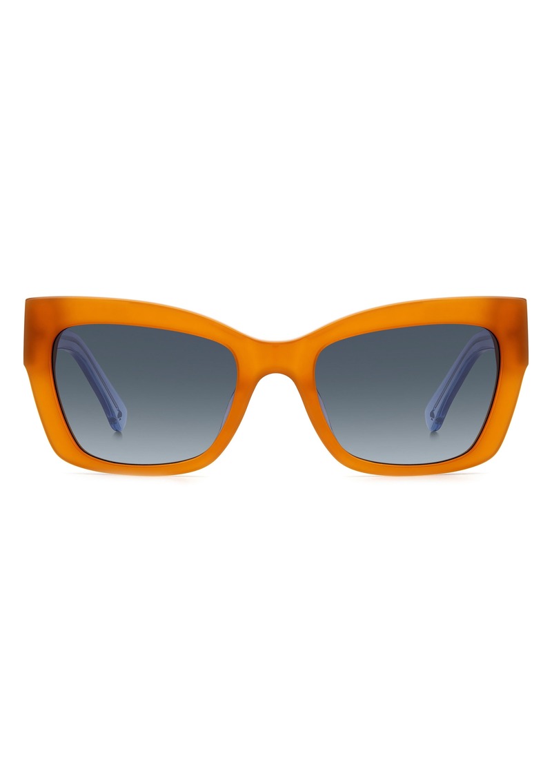 Kate Spade New York 53mm valeria/s cat eye sunglasses in Brown/Grey Shaded at Nordstrom Rack