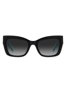 kate spade new york 53mm valeria/s cat eye sunglasses