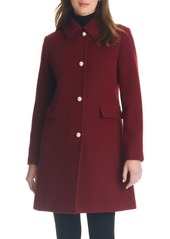 Kate Spade New York a-line wool blend coat
