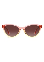 Kate Spade New York adeline 55mm gradient cat eye sunglasses