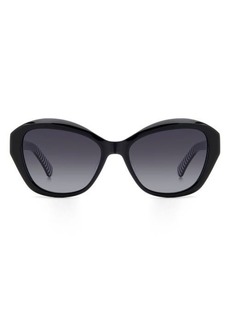 kate spade new york aglaia 54mm gradient cat eye sunglasses