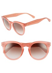 kate spade new york alexuss 50mm round sunglasses