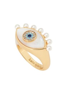 kate spade new york All Seeing Cocktail Ring