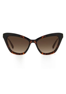 kate spade new york amelie 54mm gradient cat eye sunglasses