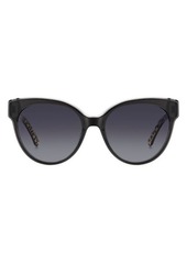 Kate Spade New York aubriela 55mm gradient round sunglasses