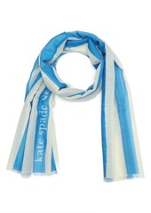 Kate Spade New York awning stripe scarf