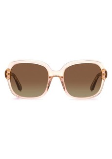 Kate Spade New York babbette 55mm polarized square sunglasses