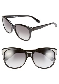 Kate Spade New York 'bayleigh' 55mm sunglasses in Black at Nordstrom Rack