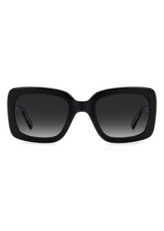 kate spade new york bellamys 52mm gradient rectangular sunglasses