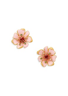 kate spade new york Bloom in Color Flower Statement Stud Earrings