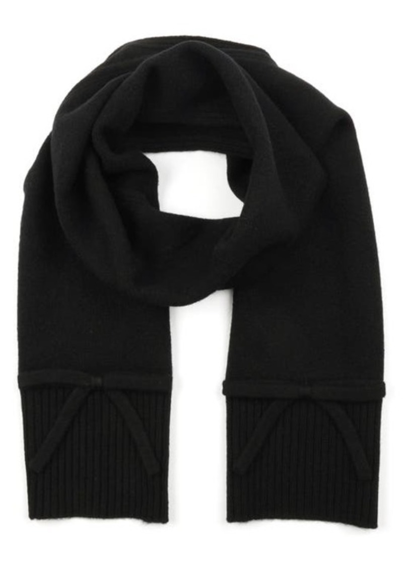 Kate Spade New York bow wool scarf